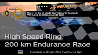 J1 World Championship  Season 2 Race 1  High Speed Ring 200km [upl. by Markman]