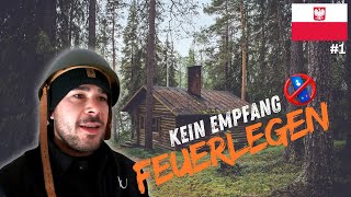 Eine Hütte im Wald 🇵🇱 Feuerlegen🔥 Vlog 1 [upl. by Onder916]