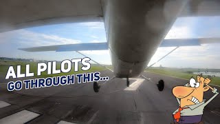 Student Pilot Landing Difficulties [upl. by Rosario]