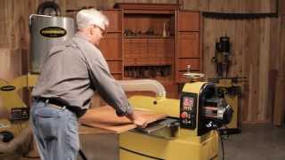 Powermatic PM2244 Drum Sander Demo [upl. by Shabbir]