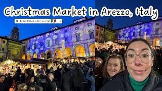 Italian vlog andiamo al famoso mercato di Natale ad Arezzo🎄Subtitled [upl. by Lusar607]