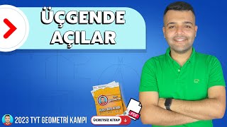 4 Üçgende Açılar  Detaylı Anlatım 📢 TYT Geometri Kampı  2023  PDF 📁 [upl. by Tammy22]