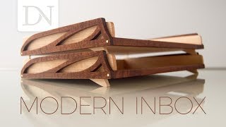 Modern Inbox  DIY Stackable Desk Trays [upl. by Creath484]