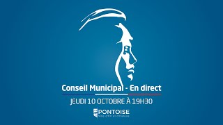 Conseil municipal de Pontoise  10 octobre 2024 [upl. by Noisla]