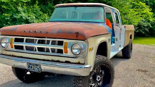 DIY Digital Gauges amp Paint on the 1969 Dodge D200 SWEPTLINE [upl. by Lletnohs]