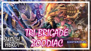 TRIBRIGADE ZOODIAC POST MIGHTY CONTENDERS YuGiOh Master Duel zoodiac tribrigade masterduel [upl. by Mutua]