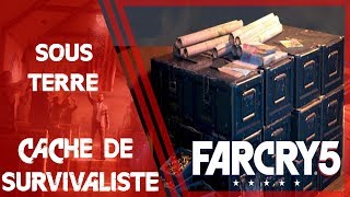 Far Cry 5  Cache de survivaliste  Sous terre [upl. by Ennaitsirhc523]