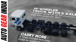 Ashok Leyland 4123  Review  16 Wheeler  PriceDetails  Hindi  Auto Gear India [upl. by Haiel]