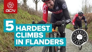 The 5 Hardest Cobbled Climbs In Flanders [upl. by Lathrope]