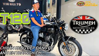 Triumph T120 2022  Chuẩn lướt đẹp nhập đội rất đáng trải nghiệm mời anh em tham khảo lựa chọn 😍🏍️ [upl. by Nonnahsal]