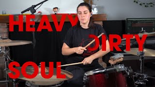 Heavydirtysoul  twenty one pilots  Lys Drum Cover [upl. by Eniamsaj]