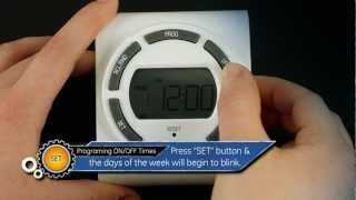 On  Off Times part 3 of 6  GE SunSmart Timer [upl. by Gabriela]