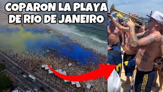 BANDERAZO de HINCHAS de BOCA JUNIORS en RÍO de JANEIRO [upl. by Pahl556]