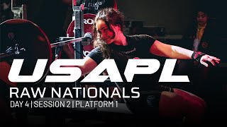 2023 USAPL Raw Nationals  Day 4  Session 2  Platform 1 [upl. by Antonetta]