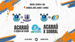 CAMPEONATO CEARENSE  ACARAÚ X VIÇOSA DO CEARÁ  ACARAÚ X JOSÉ ROMÃOSOBRAL A PARTIR DAS 19H [upl. by Matthaeus]