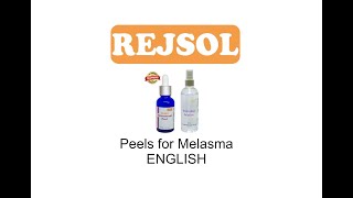 REJSOL Peels for Melasma English [upl. by Powers199]