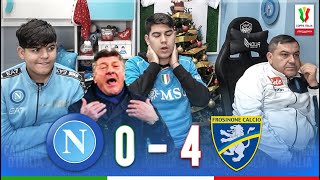 UMILIATI CHE VERGOGNA NAPOLIFROSINONE 04  LIVE REACTION NAPOLETANI [upl. by Pepita844]