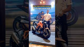 KTM 1390 Super Duke R  Top 5 Things to Know  BikeWale shorts ktm1390superduker [upl. by Yticilef]