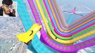 The Most Powerful Car Parkour 600008 People Get Happy After This Race in GTA 5 [upl. by Froh338]