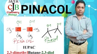 Pinacol  What is Pinacol  IUPAC of Pinacol  PINACOL chemistry english organicreaction [upl. by Pellegrini]