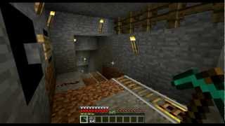 Minecraft Tripwire Minecart Trap [upl. by Sonaj559]