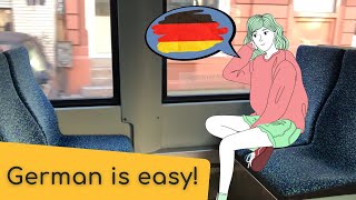 Learn GERMAN on the Tram with me  The EASY way to fluency [upl. by Luba]