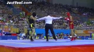 Nanjing 2014 Youth Wushu Tournament Wushu Sanda Mens 70kg Final [upl. by Petras717]