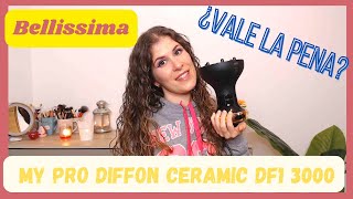 Secador Difusor Bellissima My Pro Diffon Ceramic DF1 3000 para pelo rizado ¿Merece la pena [upl. by Walton]