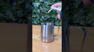 Easiest way to practice latte art at home coffee [upl. by Hnad]