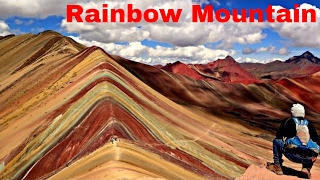 Gorgeous RAINBOW MOUNTAIN Cusco Day Trip peru vlog [upl. by Steven]