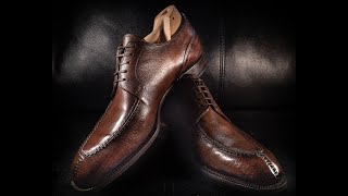 Antonio Meccariello Centurion Split Toe Derby  Peccary  Argentum Line  Product Overview [upl. by Maggee]