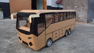 How to Make a RC Martz Bus From CardboardMulti lighting bus [upl. by Mosera]