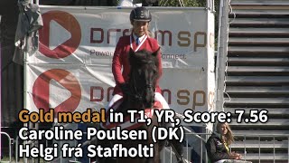 T1 A final YR WC Icelandic Horses IslandpferdeWM VM Islandshästar 2015 [upl. by Shing]