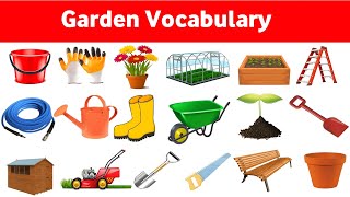 Garden Vocabulary Words  Gardening Tools garden LittleFont [upl. by Haelak]