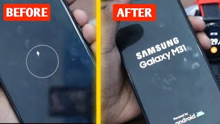 Samsung mobile charging problem  samsung black screen charging logo problem [upl. by Aidnyl]