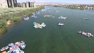 PART 2 AERIAL FOOTAGE OF BULLHEAD CITY RIVER REGATTA 2015 [upl. by Modern]