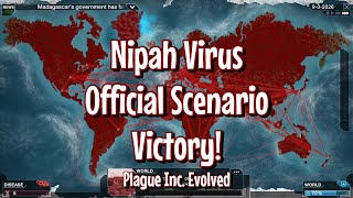 Plague Inc Evolved Nipah Virus Official Scenario Strategy Guide 🔬 [upl. by Nileuqay]