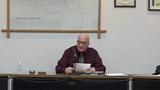 Rouses Point Village Board Meeting 11624 [upl. by Nivlak]