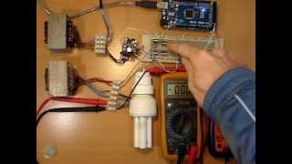 How to DIY Power inverter DC 12V to AC 220V IMPROVED 24VAC with Arduino MEGA 2560 R3 [upl. by Ainitsirc]