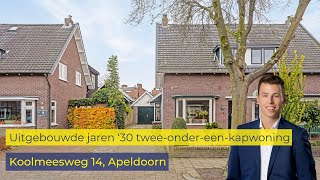 Koolmeesweg 14 Apeldoorn  Buurman Makelaardij Apeldoorn [upl. by Schoening165]