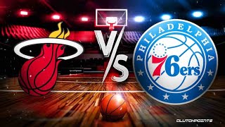 Nba Live Mobile basketball— Miami heats vs Philadelphia 76ers [upl. by Ecnerual]