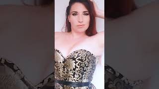 🔥 Faith Roswell reviews the elegant Corset Story Brocade longline over bust corset 🔥 [upl. by Ayk]