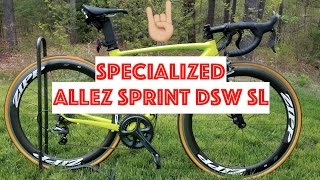 Monster Green Allez Sprint DSW SL Ultegra Bike Check and Review [upl. by Ahsinauq]