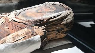 Egyptian mummy coffin from the GraecoRoman Museum Alexandria [upl. by Undis]