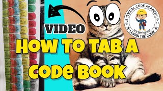 Master The NEC How to tab your National Electrical Code [upl. by Allan]