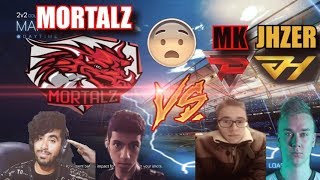 شطحه 4 روكت ليجمورتالز ضد جهزير و ام كي   حماس Rocket League Mortalz vs JHZER amp Pulse MK [upl. by Geoffry681]