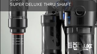 Rockshox Super Deluxe Thru Shaft  Air Can Service StepbyStep [upl. by Bik]