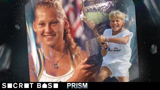 Anna Kournikova child prodigy doubles champion  Famous Loser [upl. by Akirdnuhs]