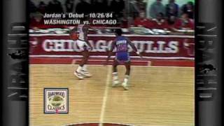 Michael Jordan first game in NBA by wwwnbacom [upl. by Treblig]