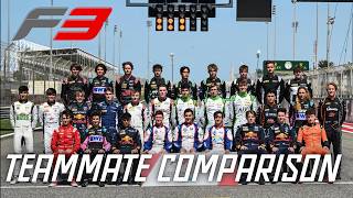 F3 End of Season Teammate Comparison  2024 [upl. by Onida]